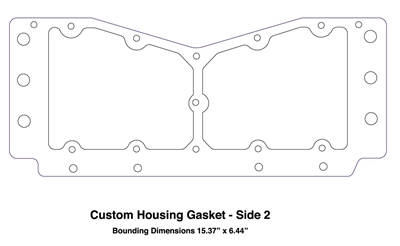 Equalseal EQ 535 Custom Housing Gasket - 1/16" - Side 2