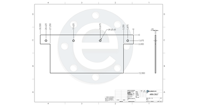 American Biltrite AB-263 -  1/4" Thick - 12.5" x 30.5" Per Dwg 480B-73037