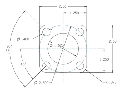 Garlock Blue-Gard 3000 - .125" Thick - Per Drawing #HPH2021277-02