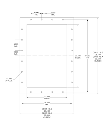 EPDM (Ethylene Propylene) -  1/8" Thick - 20.188" x 28.75" OD
