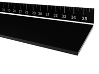 60 Duro EPDM Custom Rubber Strip - 1/8" Thick x 5" x 36" with PSA"