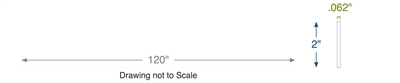 Equalseal EQ535exp - .062" Thick - 2" x 120"