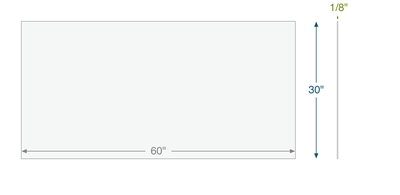 Equalseal EQ535 Expanded PTFE Sheet - PSA One Side - 1/8" Thick x 30" x 60"