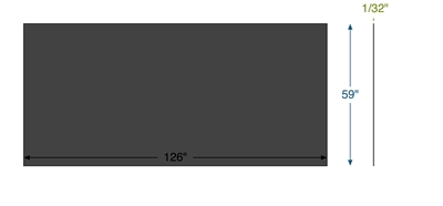 Equalseal EQ706 -  1/32" Thick - 59" x 126"