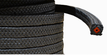 EQP 6590 1" PTFE/Graphite yarn with Silicone Core by the pound