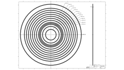 Equalseal EQFG - Tang Insert - Ring Gasket Set -  1/8" Thick - 4.5" ID though 30.5" OD