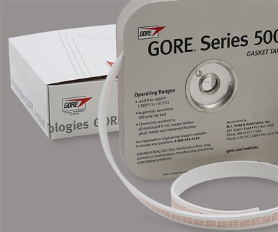 Gore Series 500 Bi-Directional PTFE Tape - 1/4" x 1/2" Wide x 50 Feet