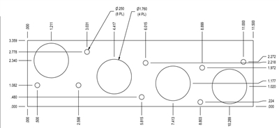 HochdruckÂ® Custom Exhaust Gasket - 3.359" x 11.50"  x 1/16" Thick