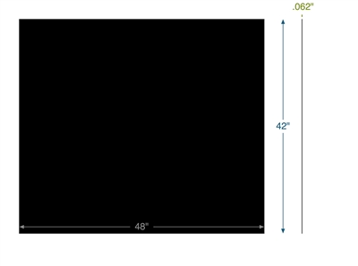 Neoprene - 60 Durometer - .062" Thick - 42" x 48"