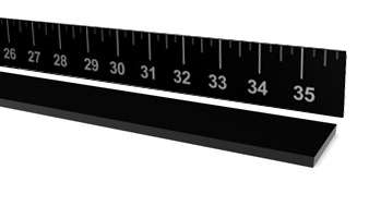 60 Duro Neoprene Strip - 3/16" Thick x 1/4" Wide x 25 Feet Long