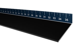 60 Duro Neoprene Strip - 3/8" Thick x 6" Wide x 25 Feet Long