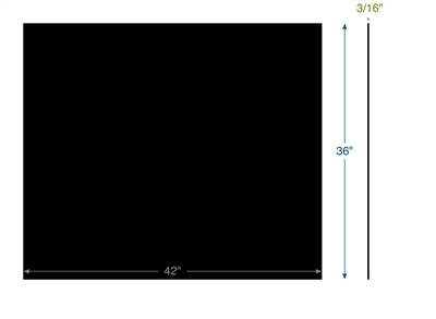 SCE-42 -  3/16" Thick - 36" x 42" - With PSA