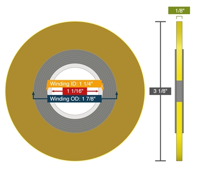 EQSWI - 1500 Lb. - 1" Spiral Wound 304Inner-304/FG-304Outer