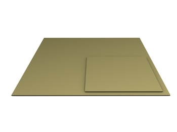 Color Matched Gum Rubber Sample Slab - 40 Durometer - 12" x 36" x 3/16" Thick