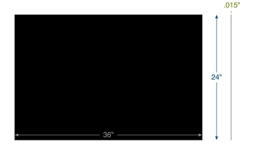 Viton - 75 Durometer - .015" Thick - 24" x 36"