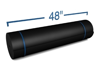 Viton - 75 Durometer -  1/8" Thick - 48" x 50' (600") Full Roll