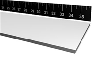 60 Duro White Neoprene Rubber Strips - 1/4" Thick x 26" Wide x 12 Feet