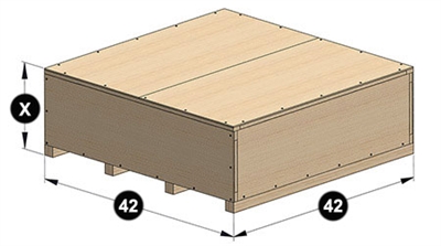 Crate Charge for M x M Flexible Graphite Sheets