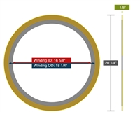 Equalseal EQSW - 150 Lb. Class - 16" Spiral Wound Gasket - 5 Pack