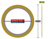 Equalseal EQSW - 300 Lb. Class - 16" Spiral Wound Gasket