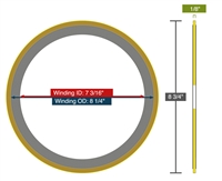 Equalseal EQSWP - 150 Lb. Class - 6" - Pack of 10 Spiral Wound Gaskets