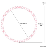 GORE GRÂ® Ring Gasket - Custom - 1.5 mm Thick  x 1340 mm ID x 1442 mm OD