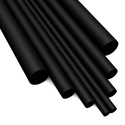 Neoprene Rubber Rod - 1-1/2" Diameter x 36" Length