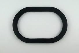 60 Duro Neoprene Handhole - OBROUND - 3" x 4-1/2" x 1/2" x 1/4"