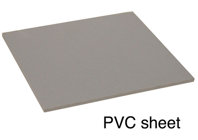 PVC Sheet 1/16" Thick - 12" x 12"