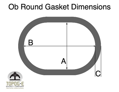 Topog-E Series 180 Obround 4" x 6" x 5/8"