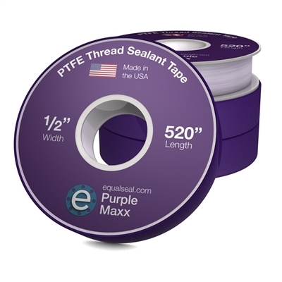 PTFE Thread Seal Tape - Purple Maxx - 1" Wide x 520" Long