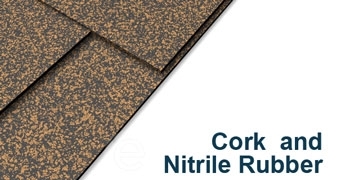 Cork and Nitrile Rubber Custom Sheet - 3/16" Thick x 24" x 42"