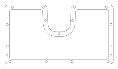 Custom Gasket - 1/32" Cork and Neoprene - #314520