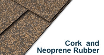Cork and Neoprene Sheet - 1/16" Thick x 36" x 36" with PSA