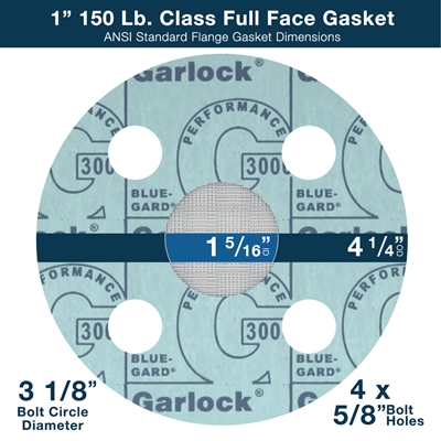 Gasket Strainer - Full Face - 1" - 150 Lb. Class