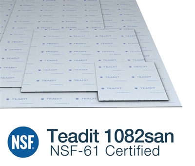 Teadit NA 1082SAN NSF-61 Certified 1/4" x 59" x 63" Gasket Material Sheet