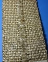 Vermiculite Coated Fiberglass Drop Warp Tape with PSA - 1/8" x 1.5" x 100 Feet Roll