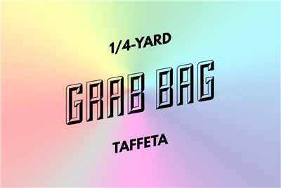 grab bag: eight 1/4-yard pieces of taffeta