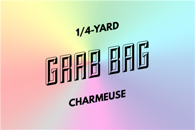 grab bag: eight 1/4-yard pieces of charmeuse