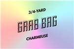 grab bag: eight 3/4-yard pieces of charmeuse