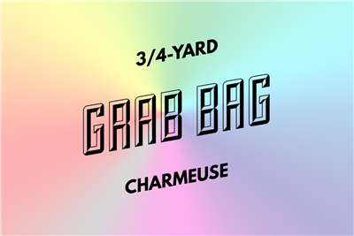 grab bag: eight 3/4-yard pieces of charmeuse