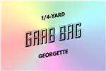 grab bag: eight 1/4-yard pieces of georgette