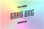 grab bag: eight 1/4-yard pieces of habotai
