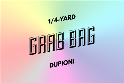 grab bag: eight 1/4-yard pieces of dupioni