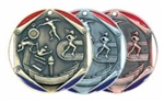 2" Tri-Color Medal Track and Field