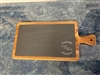 16" x 7 3/4" Acacia Wood/Slate Cutting Board