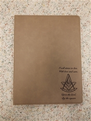 FD_Leatherette Portfolio - Light Brown (PM-Strive)