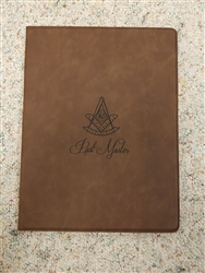 FD_Leatherette Portfolio - Dark Brown (PM)