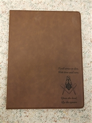 FD_Leatherette Portfolio - Dark Brown (SC-Strive)