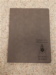 FD_Leatherette Portfolio - Gray (SC-Strive)